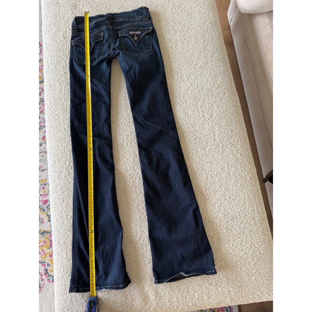 Hudson Jeans Women Dark Wash Bootcut Flap Pocket Stretch Denim Y2K - Picture 4 of 10